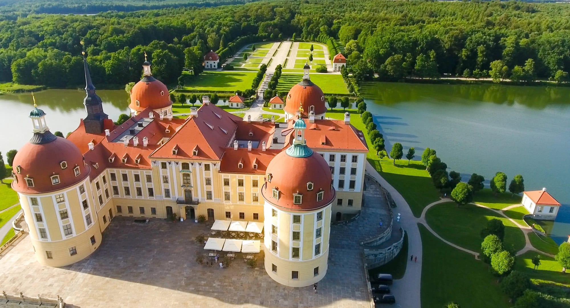 Schloss Moritzburg im Sächsischen Elbland